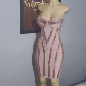 Mauve Bandage Dress